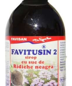 FAVITUSIN 2 – SIROP CU SUC DE RIDICHE NEAGRA, PIR SI CIMBRISOR